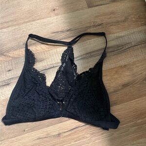 Victoria's Secret Black Lace Racerback Bralette